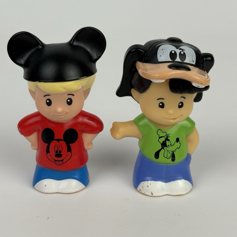 Little People Magic of Disney Jolly Trolley Goofy Hat Koby & Eddie Mickey Ears